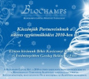 Blochamps karácsonyi képeslap