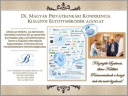 IX. Magyar Privátbankári Konferencia - Kiállítói együttműködési ajánlat