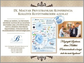 IX. Magyar Privátbankári Konferencia - Kiállítói együttműködési ajánlat