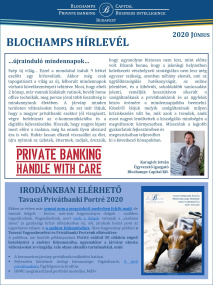 2020 Június - Private Banking – Felemelt fejjel újra induló munkás mindennapok