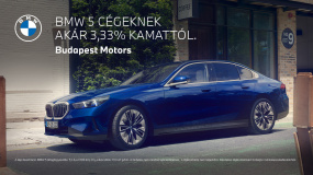 PRIVÁT AJÁNLATUNK: BMW 5 , CÉGEKNEK AKÁR 3,33 % KAMATTÓL