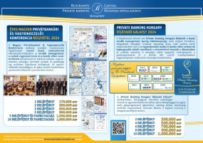 Private Banking & Wealth Management Csúcskonferencia Szeptember 16.-án, ahol egy különleges szakmai napra minden privátbanki, prémium, wealth management és family office szolgáltató találkozik. 