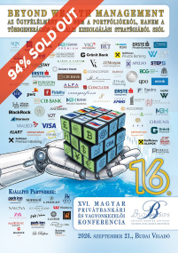 94% SOLD OUT / A SZAKMA ISMÉT IGENNEL SZAVAZOTT A VAGYONKEZELŐI IPARÁG CSÚCSTALÁLKOZÓJÁRA! 16 ÉVE HAGYOMÁNYOSAN A LEGEGYEDIBB PÉNZÜGYI ÉS VAGYONKEZELŐI KONFERENCIÁJA – 2026.09.21., BUDAI VIGADÓ