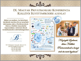 IX. Magyar Privátbankári Konferencia - Kiállítói együttműködési ajánlat