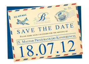 IX. Magyar Privátbankári Konferencia - Save the Date Postcard