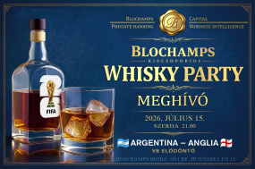 Blochamps Whisky Party - meghívó