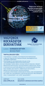 Vagyonok, kockázatok, derivatívák